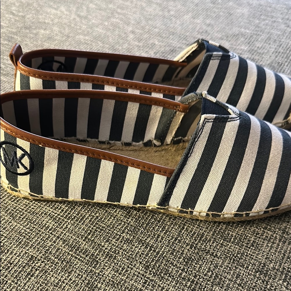 Michael Kors - Striped Espadrille Flats
